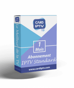 Abonnement IPTV 1 Mois - CARD IPTV Standard