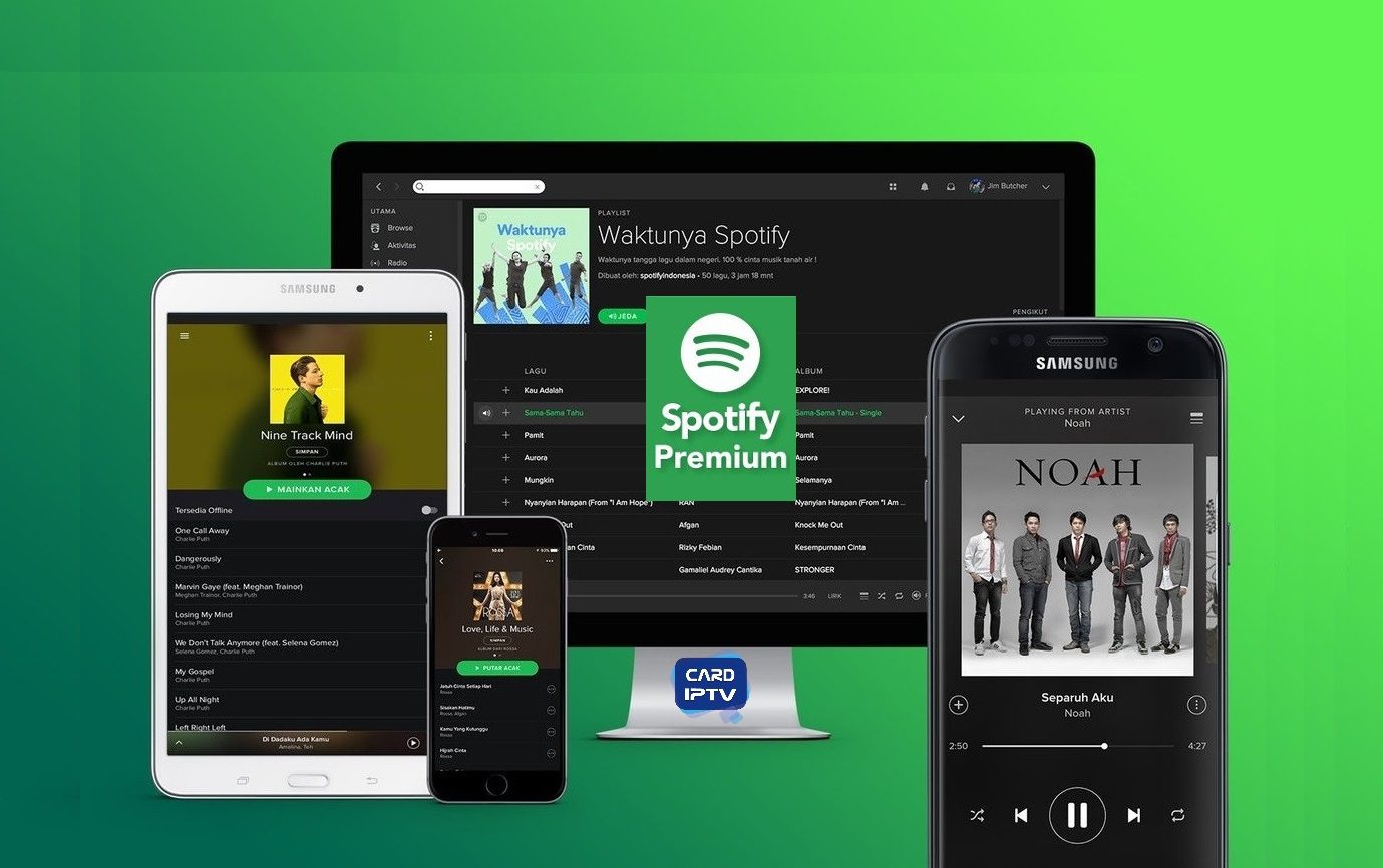 Spotify Premium CARD IPTV