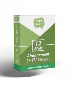 Abonnement IPTV 12 Mois Basic - CARD IPTV